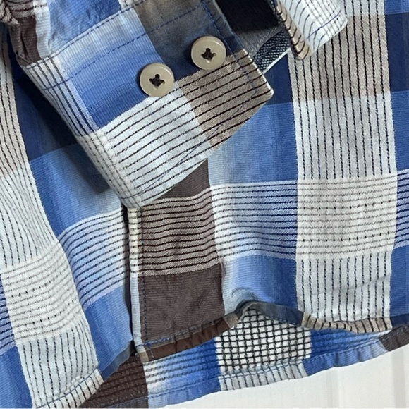 Tommy Bahama Plaid Island Modern Fit Button down Shirt Size Large - Picture 7 of 11